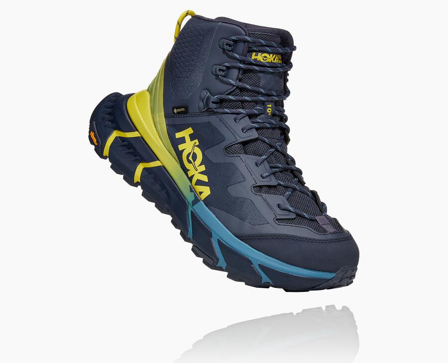 Hoka One One Yürüyüş Botları Erkek Mavi - Tennine Hike Gore-Tex - NV2156094